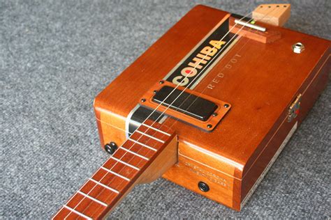 acoustic-electric cigar box guitar|left handed cigar box guitars.